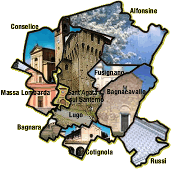 Mappa immagine in cui selezionare la zona desiderata